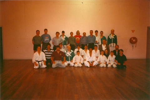 Training with Sensei Emai from Germany about 1998