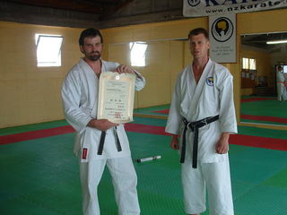Myself and Sensei Robbie Smith